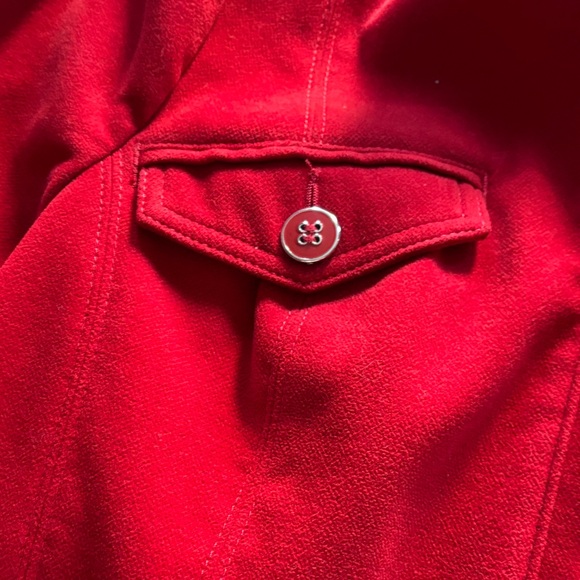 Plus Size Women's Military Style Coat - Picture 5 of 8